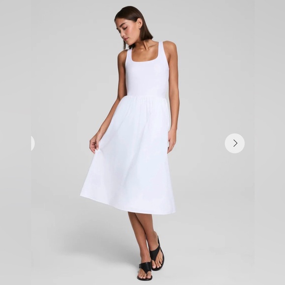 SPANXsmooth Jersey Scoop Neck Tank Midi Dress - Picture 1 of 6